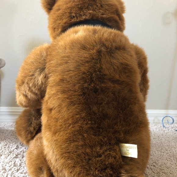NWT VINTAGE GUND “ROCKAFELLA” LARGE BEAR- LIMITED EDITION -278/600. - Picture 8 of 14